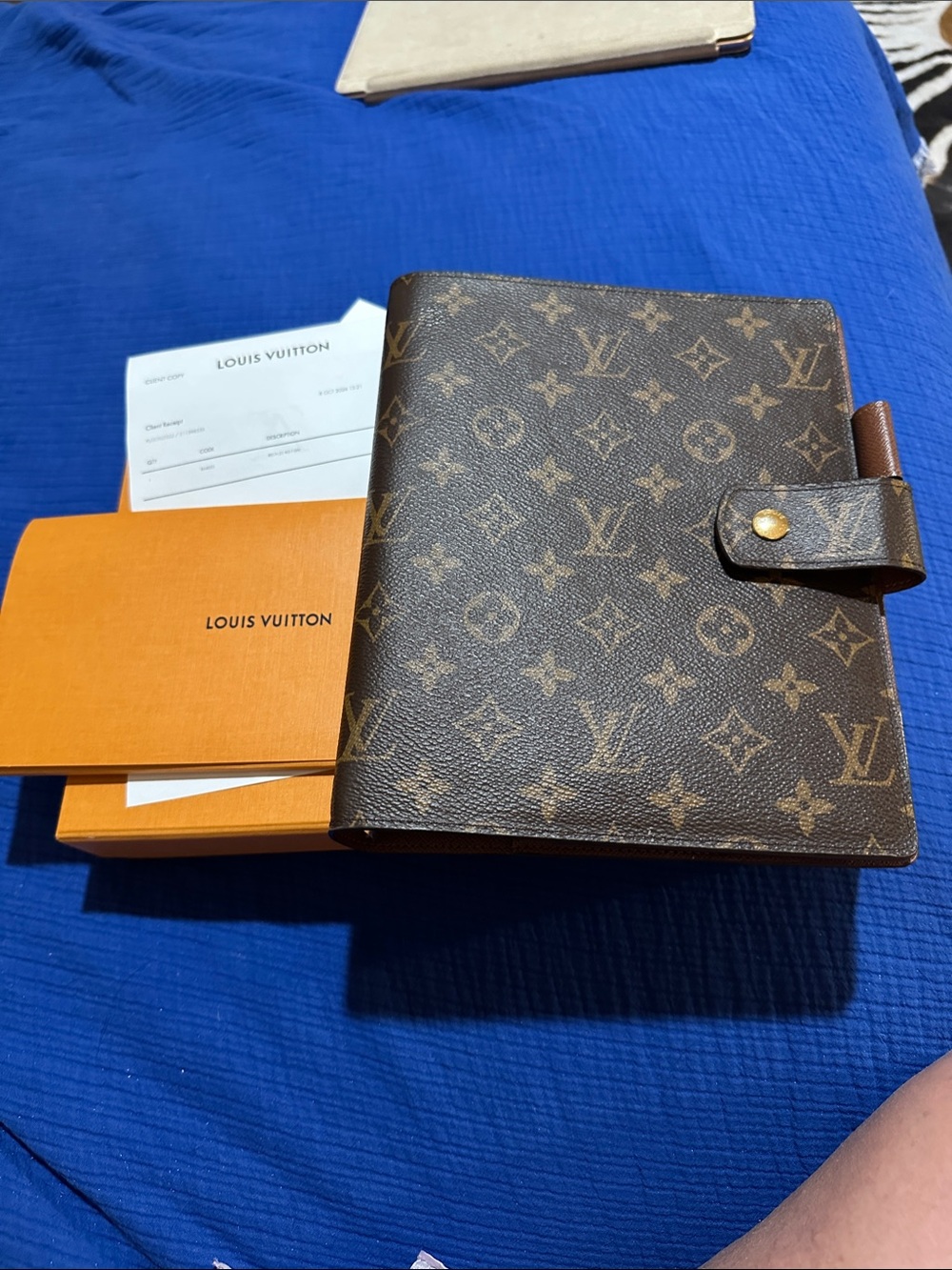Louis Vuitton Monogram Cover in Brown and Gold Snap
